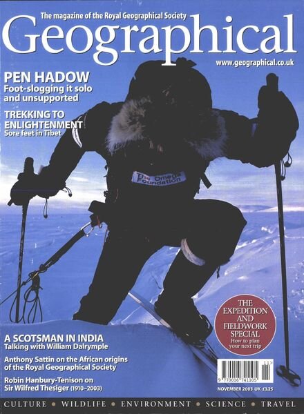 Geographical – November 2003 Cover