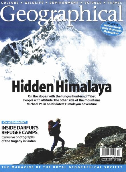 Geographical – November 2004 Cover