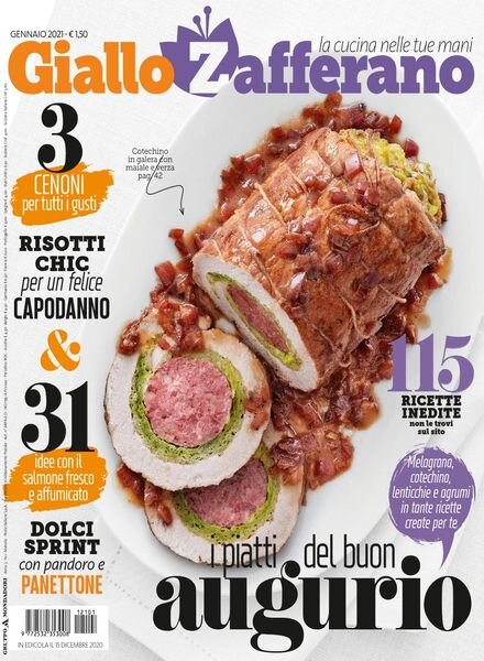 Giallo Zafferano – Gennaio 2021 Cover