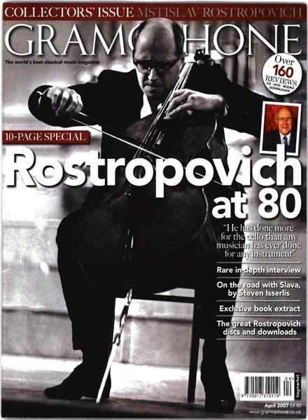 Gramophone – April 2007 Cover