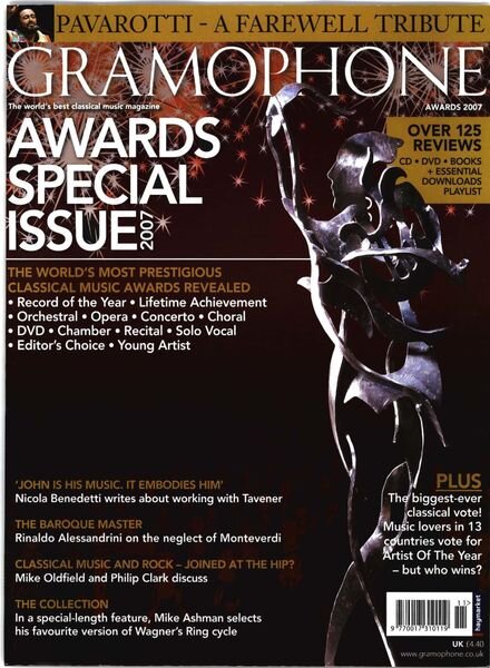 Gramophone – Awards 2007 Cover