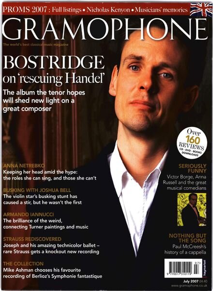 Gramophone – July 2007 Cover