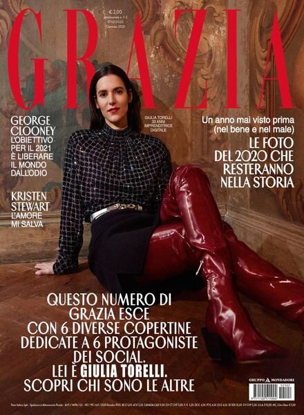 Grazia Italia – 17 Dicembre 2020 Cover