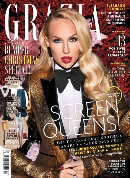 Grazia UK – 15 December 2020 Cover