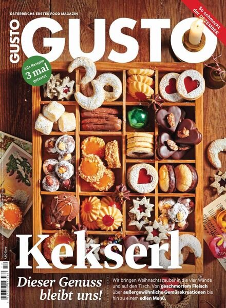 Gusto Magazin – Dezember 2020 Cover