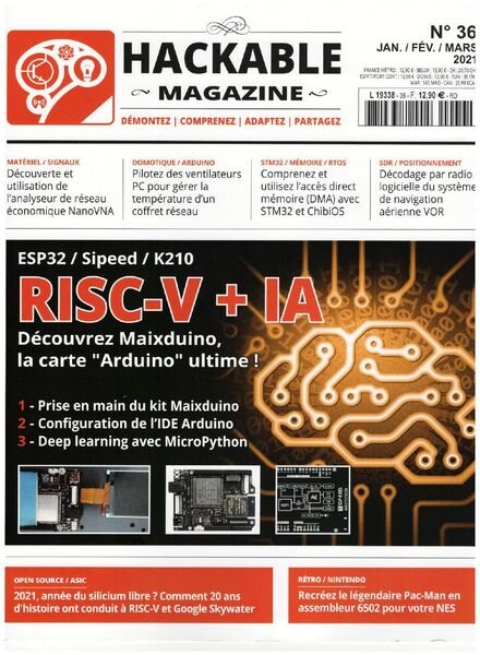 Hackable Magazine – Janvier-Mars 2021 Cover
