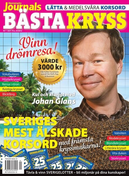 Hemmets Journals Basta Kryss – 07 januari 2021 Cover