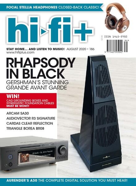 Hi-Fi+ – Issue 186 – August 2020 Cover