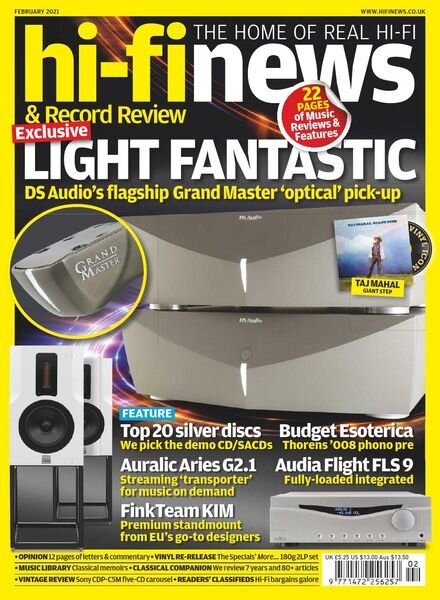 Hi-Fi News – February 2021 Cover