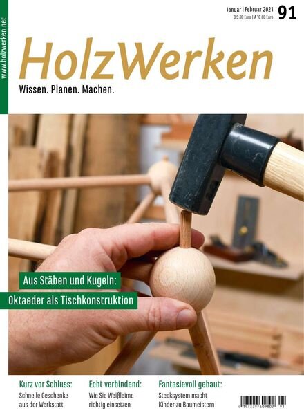 HolzWerken – Januar-Februar 2021 Cover