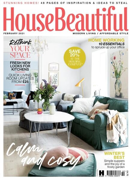 House Beautiful UK – February 2021 Cover