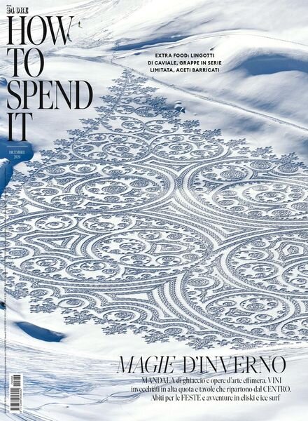 How to Spend It – Dicembre 2020 Cover