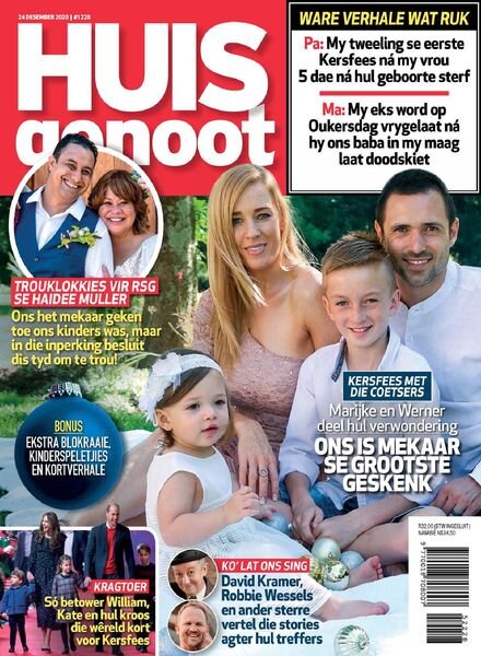 Huisgenoot – 24 Desember 2020 Cover