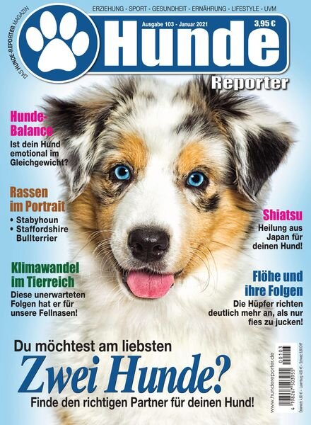Hunde-Reporter – 28 Dezember 2020 Cover