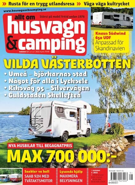 Husvagn & Camping – januari 2021 Cover