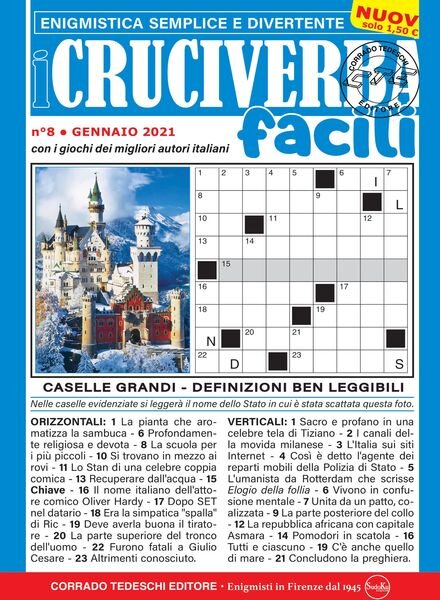 I Cruciverba Facili – gennaio 2021 Cover
