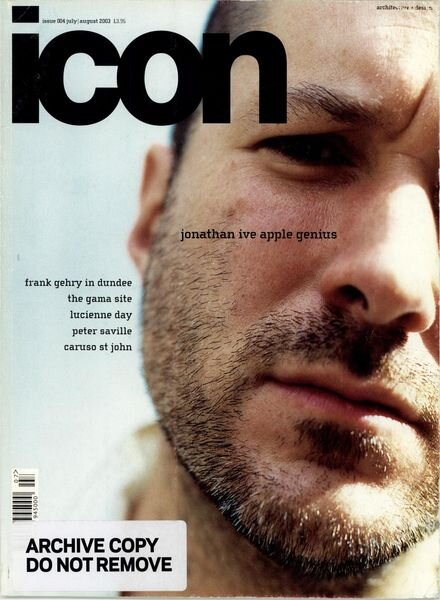 ICON – July-August 2003 Cover