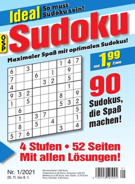 Ideal Sudoku – Nr.1 2021 Cover