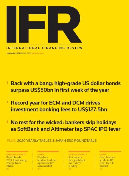 IFR Magazine – January 09, 2021 Cover