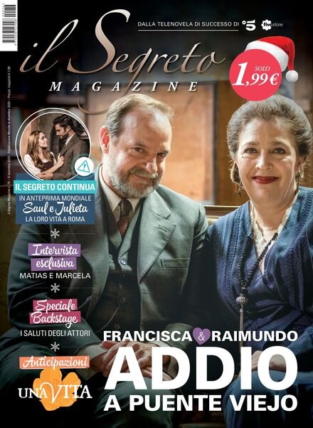 il Segreto magazine – 08 dicembre 2020 Cover