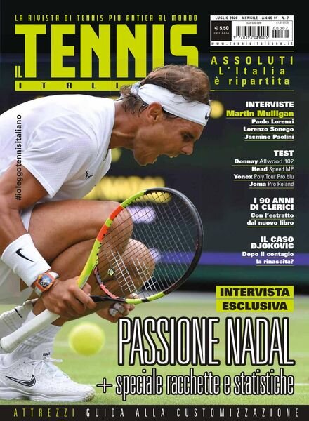 Il Tennis Italiano – Luglio 2020 Cover