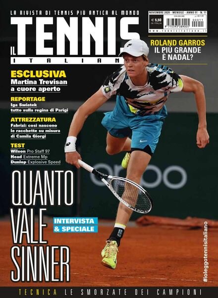 Il Tennis Italiano – Novembre 2020 Cover