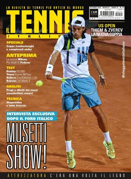 Il Tennis Italiano – Ottobre 2020 Cover