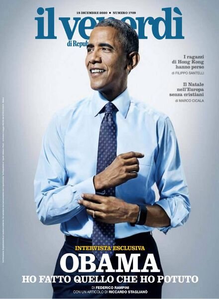 Il Venerdi di Repubblica – 18 Dicembre 2020 Cover