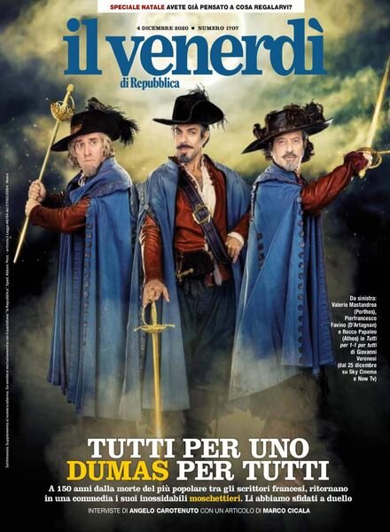 Il Venerdi di Repubblica – 4 Dicembre 2020 Cover