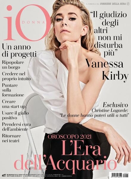 Io Donna del Corriere della Sera – 02 gennaio 2021 Cover