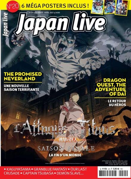 Japan Live – Fevrier-Avril 2021 Cover