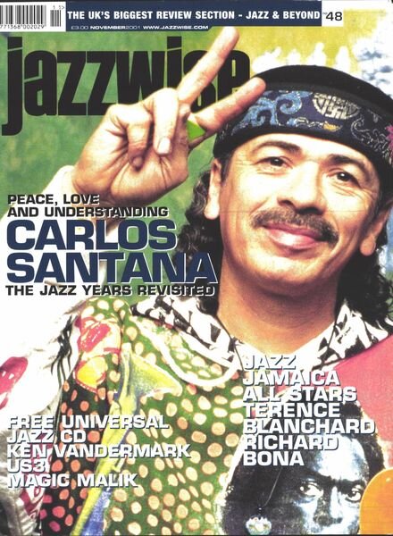 Jazzwise Magazine – November 2001 Cover