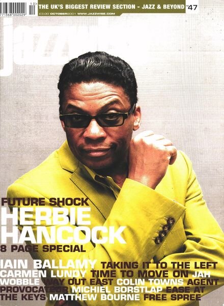 Jazzwise Magazine – October 2001 Cover