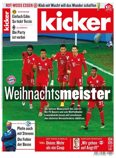 Kicker – 21 Dezember 2020 Cover