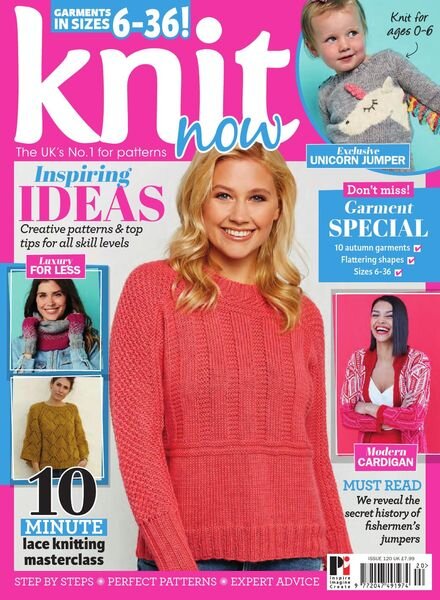 Knit Now – Issue 120 – September 2020 Cover