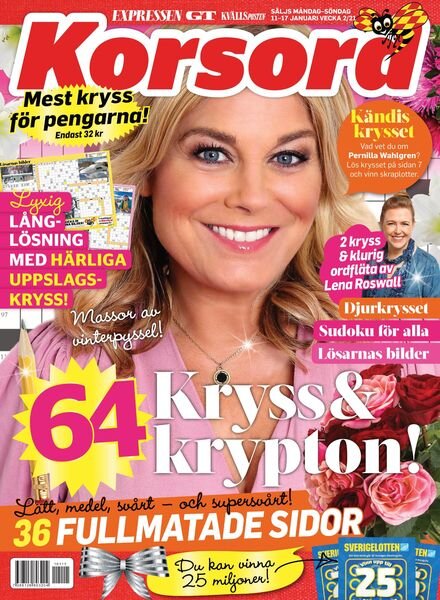 Korsord – 11 januari 2021 Cover