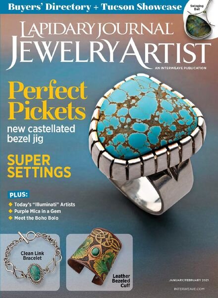 Lapidary Journal Jewelry Artist – January 2021 Cover
