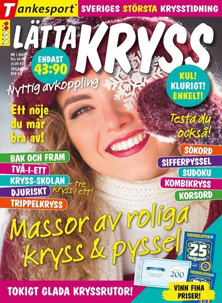 Latta kryss – 29 december 2020 Cover