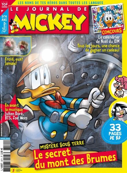 Le Journal de Mickey – 25 novembre 2020 Cover