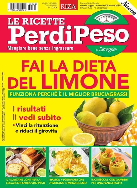 Le Ricette PerdiPeso – Novembre 2020 Cover
