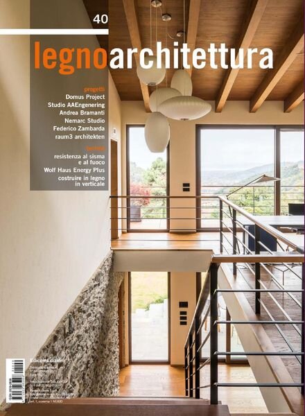 legnoarchitettura – Ottobre 2020 Cover