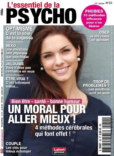 L’Essentiel De La Psycho – Janvier-Mars 2021 Cover
