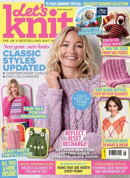Let’s Knit – January 2021 Cover