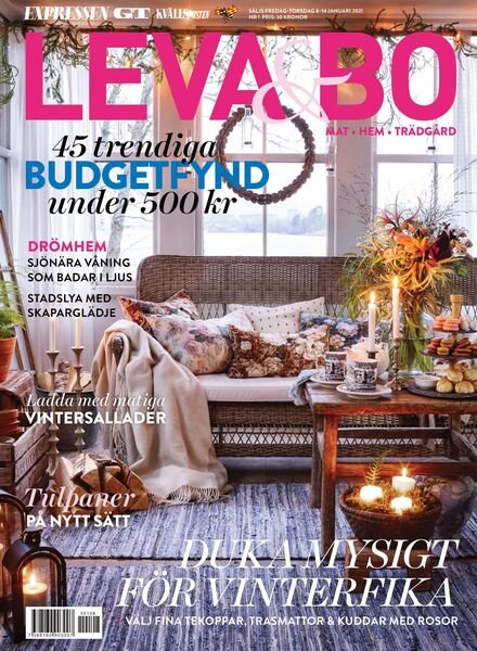 Leva & Bo – 08 januari 2021 Cover