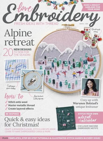 Love Embroidery – Issue 6 – October 2020 Cover