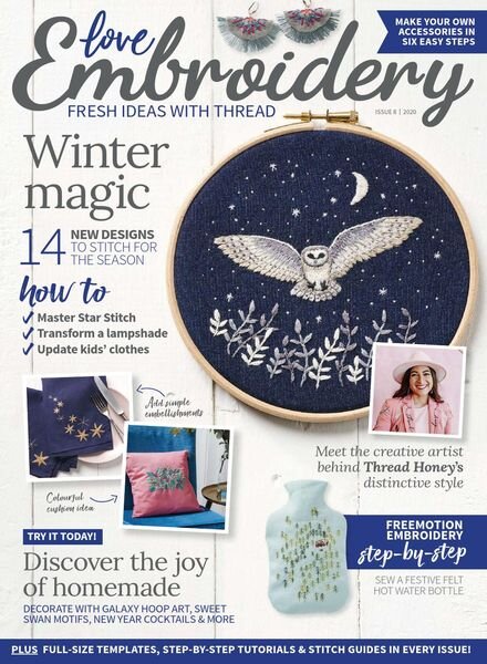 Love Embroidery – Issue 8 – December 2020 Cover