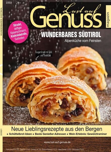 Lust auf Genuss – Februar 2021 Cover