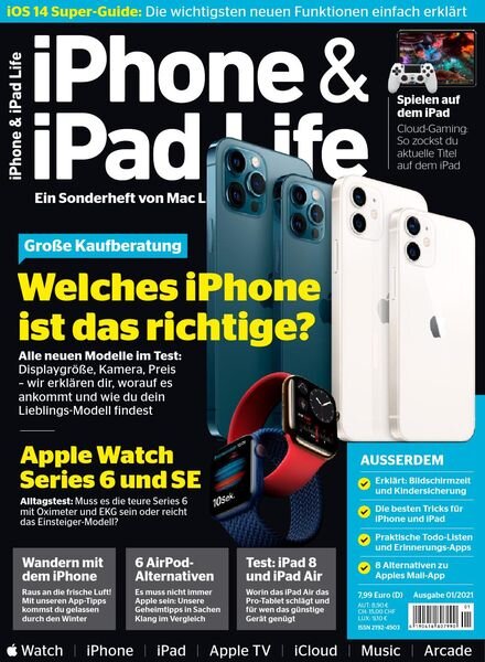 Mac Life iPhone und iPad Life – Januar 2021 Cover