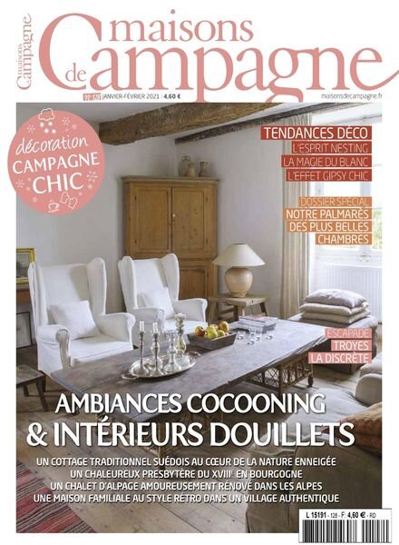 Maisons de Campagne – Janvier-Fevrier 2021 Cover