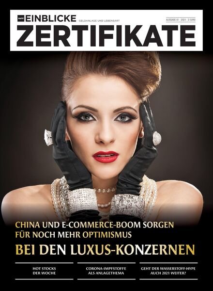 marktEINBLICKE Zertifikate – 13 Januar 2021 Cover